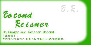 botond reisner business card